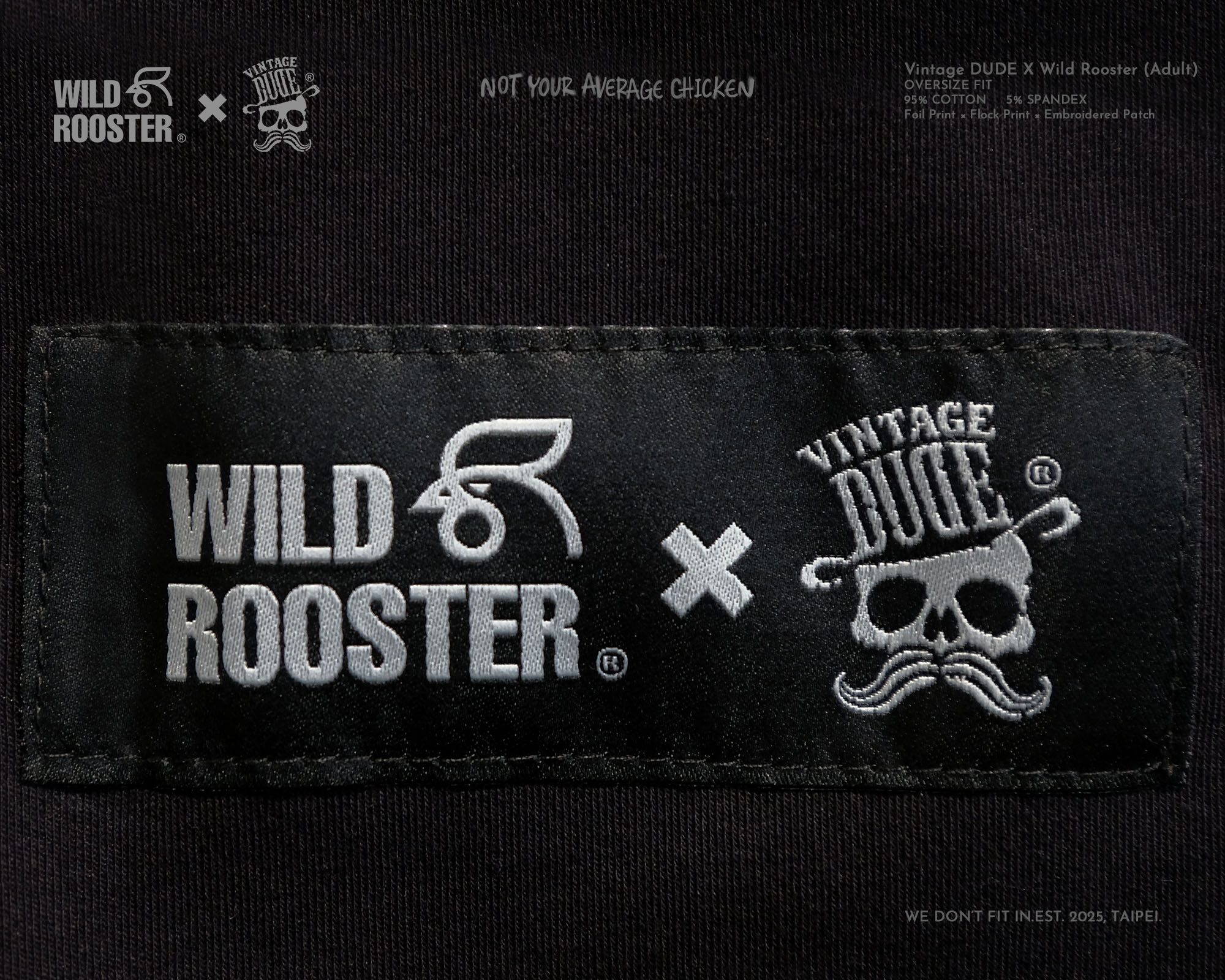 壞野雞 × VINTAGE DUDE 聯名 T-shirt（成人款）