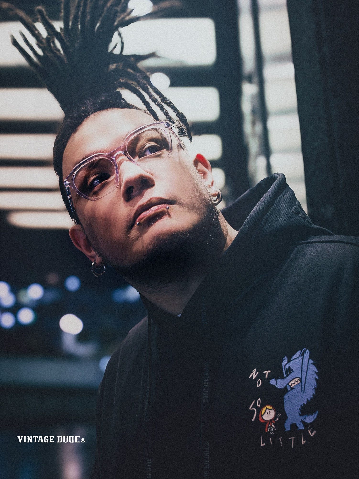 靜默之獵｜帽T - oversize 大尺碼男裝 T-shirt