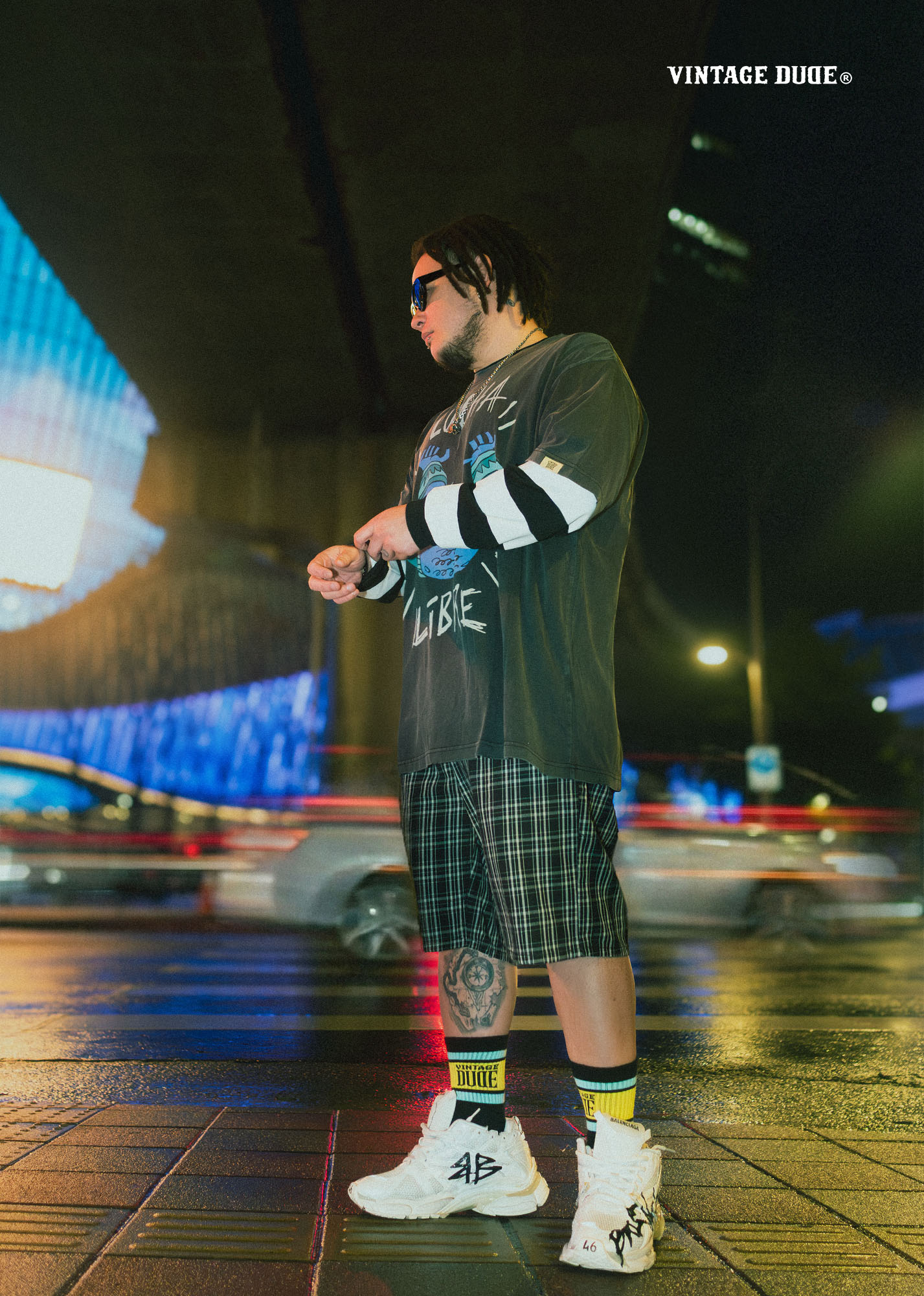 自由之牢｜長袖T-Shirt - oversize 大尺碼男裝 T-shirt