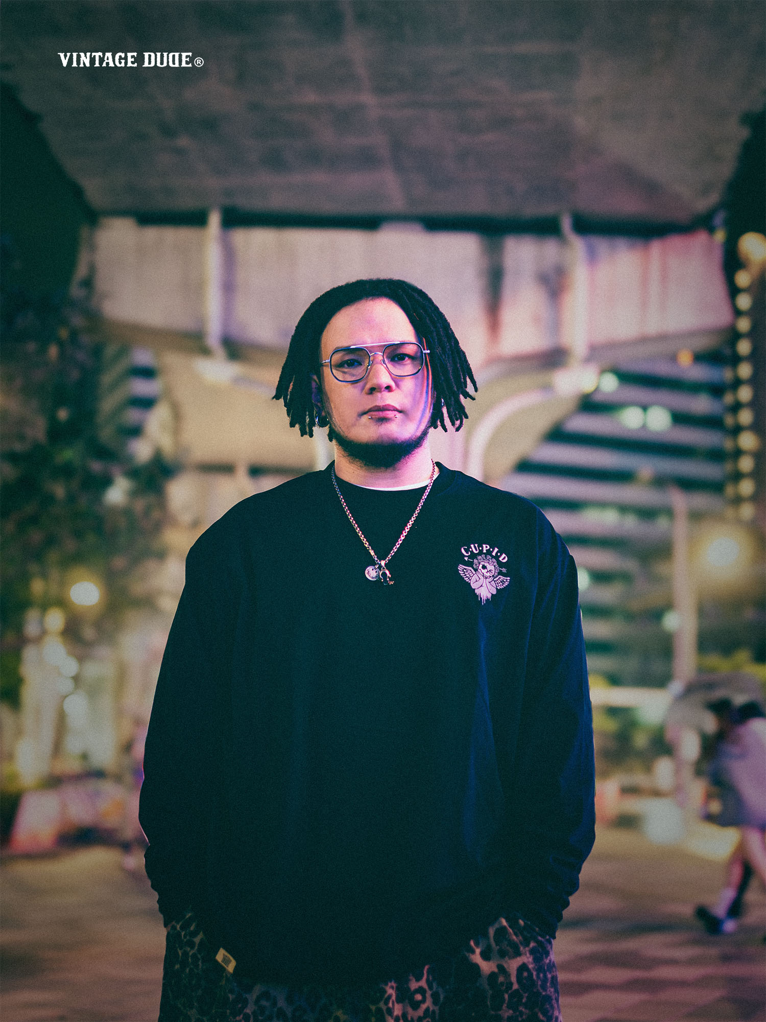 裂縫｜長袖T-Shirt - oversize 大尺碼男裝 T-shirt