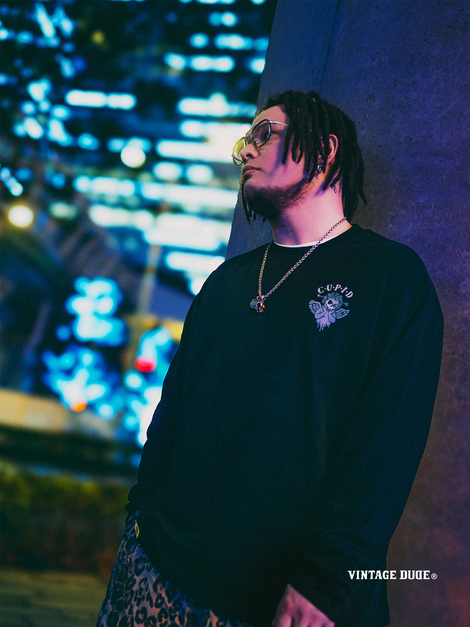 裂縫｜長袖T-Shirt - oversize 大尺碼男裝 T-shirt