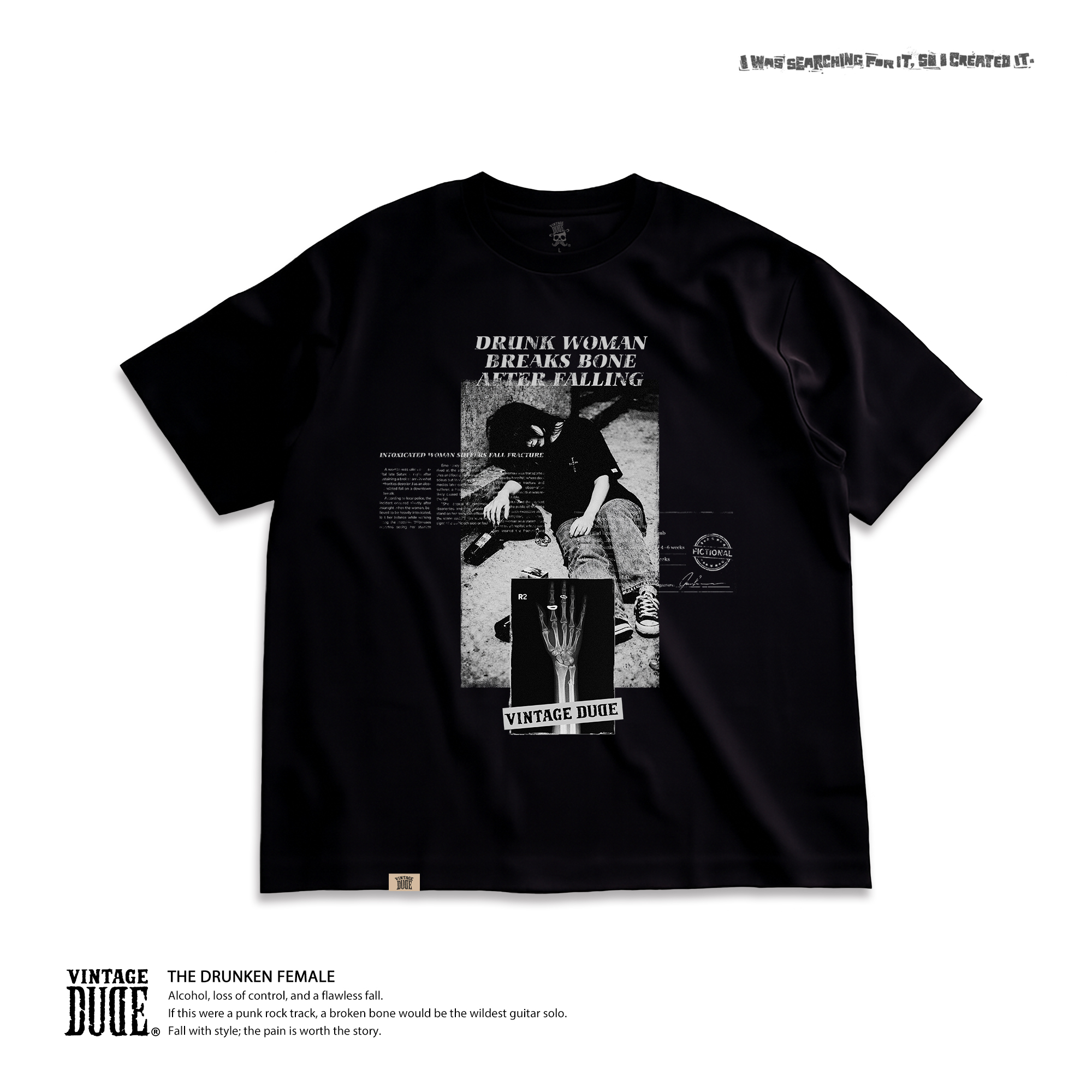 The Drunken Female｜Short Sleeve Tee | oversize 大尺碼男裝