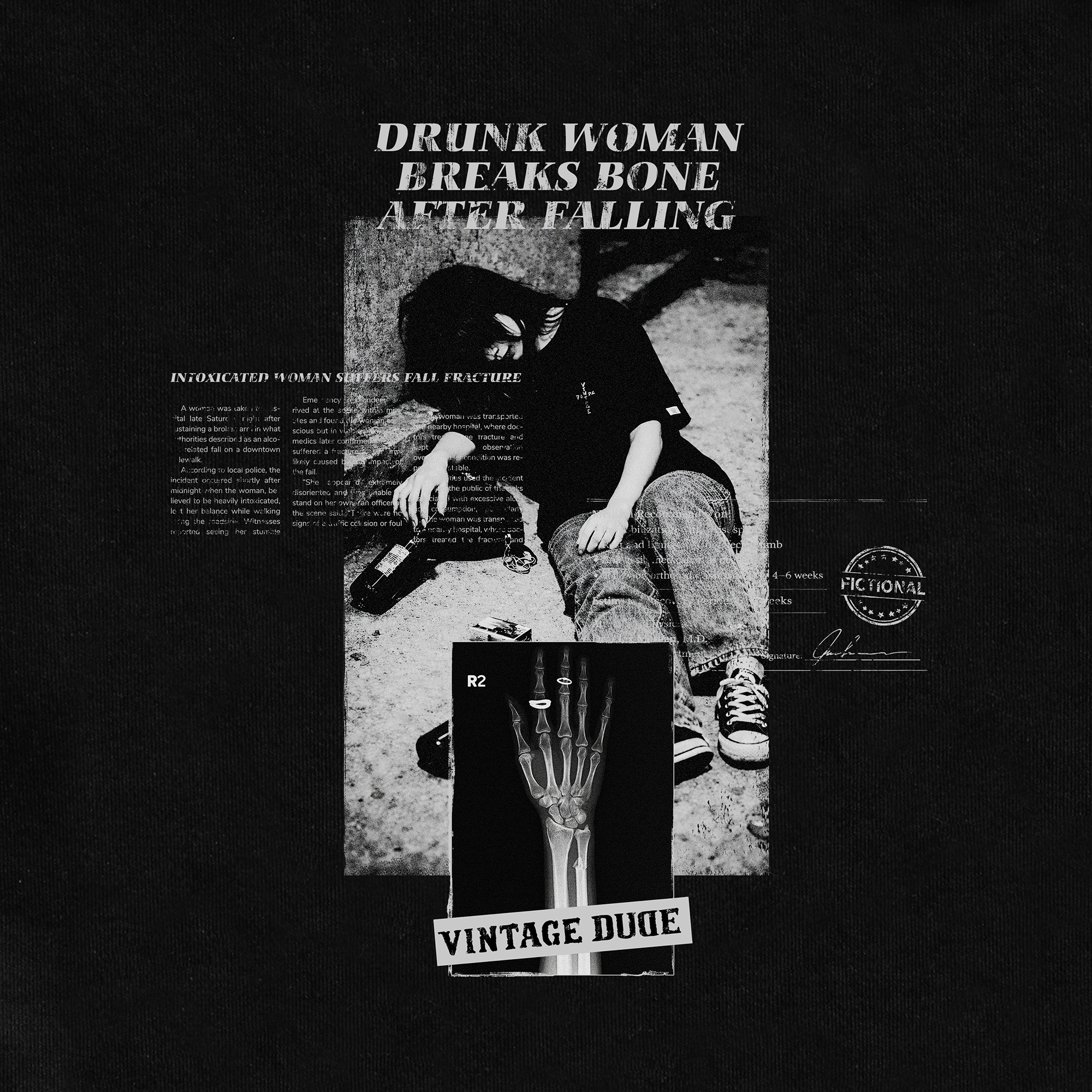 The Drunken Female｜Short Sleeve Tee | oversize 大尺碼男裝