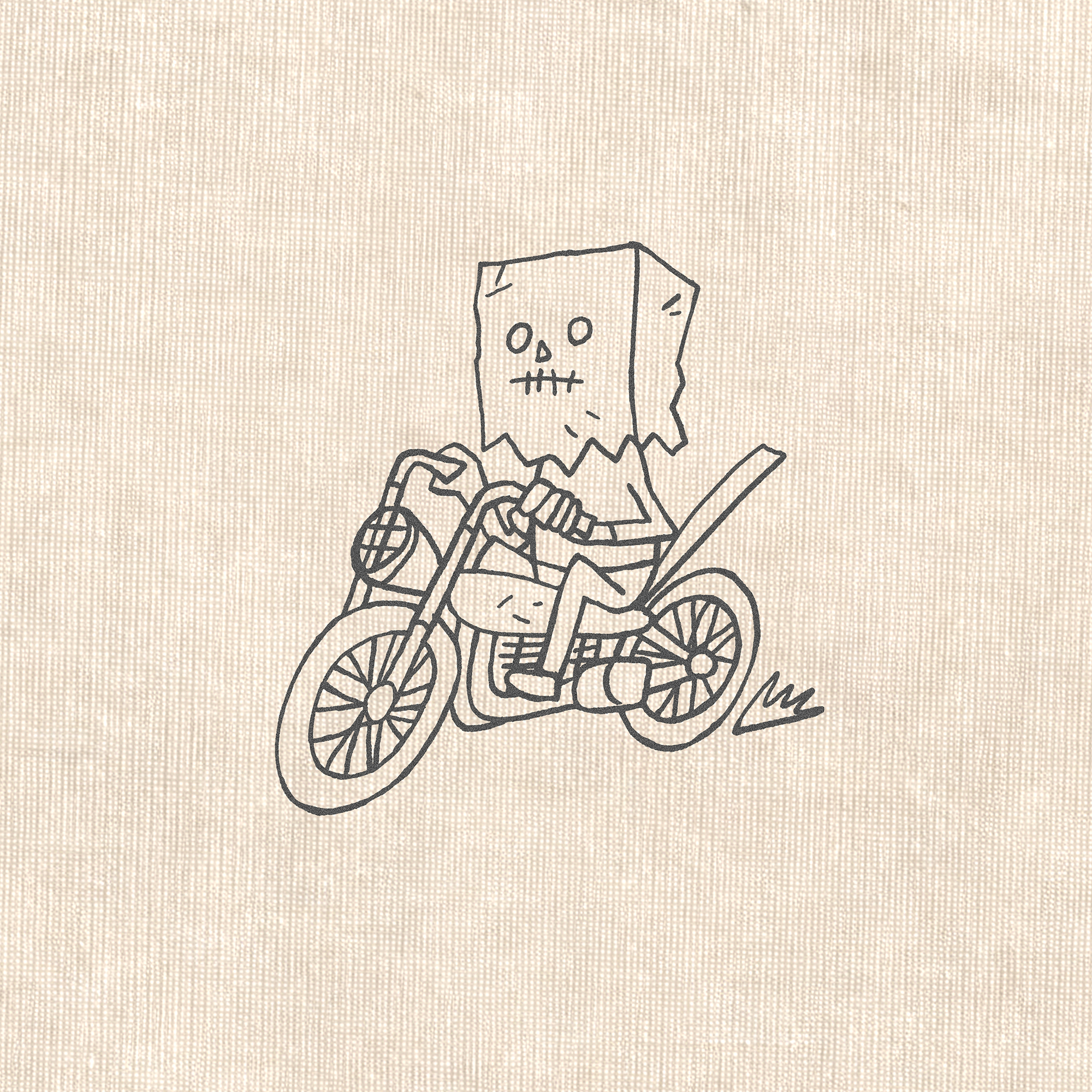 The Social Misfit｜Short Sleeve Tee (Cream) | oversize 大尺碼男裝