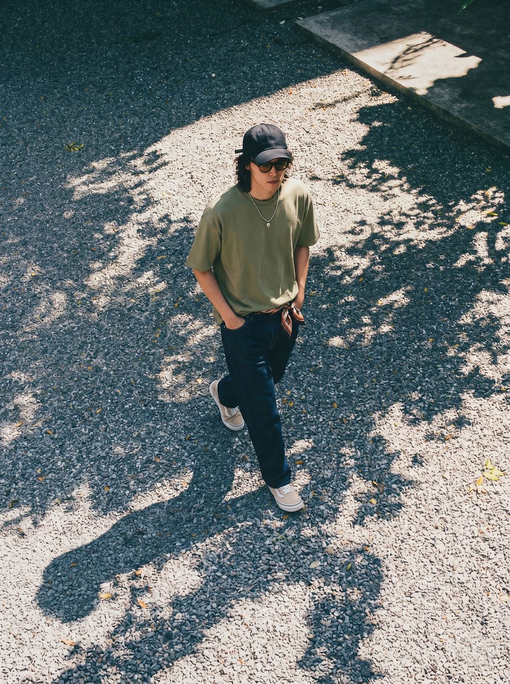 邊緣領袖｜苔蘚綠短袖修身T-Shirt | oversize 大尺碼男裝