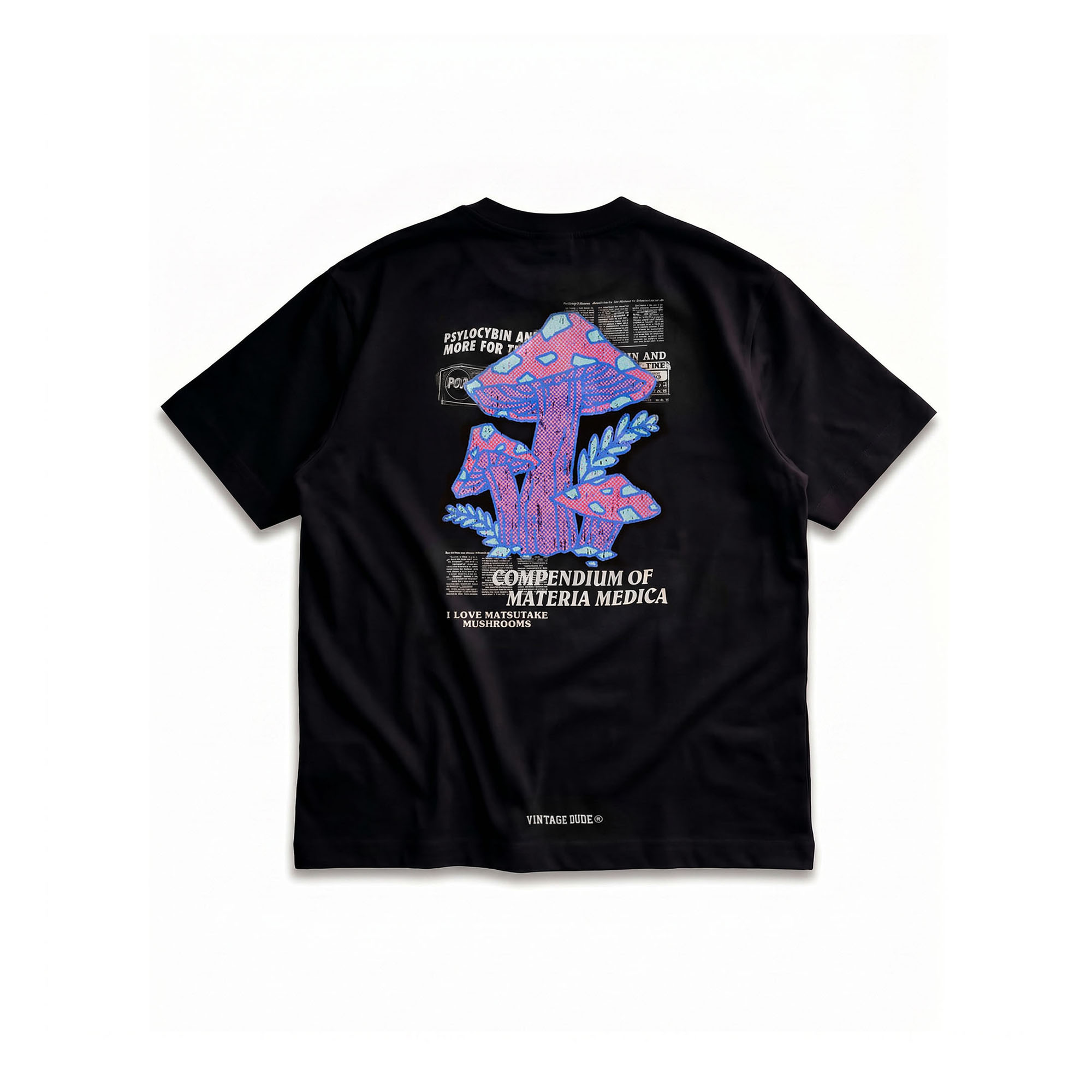 野生菌類圖鑑｜短袖T-Shirt | oversize 大尺碼男裝
