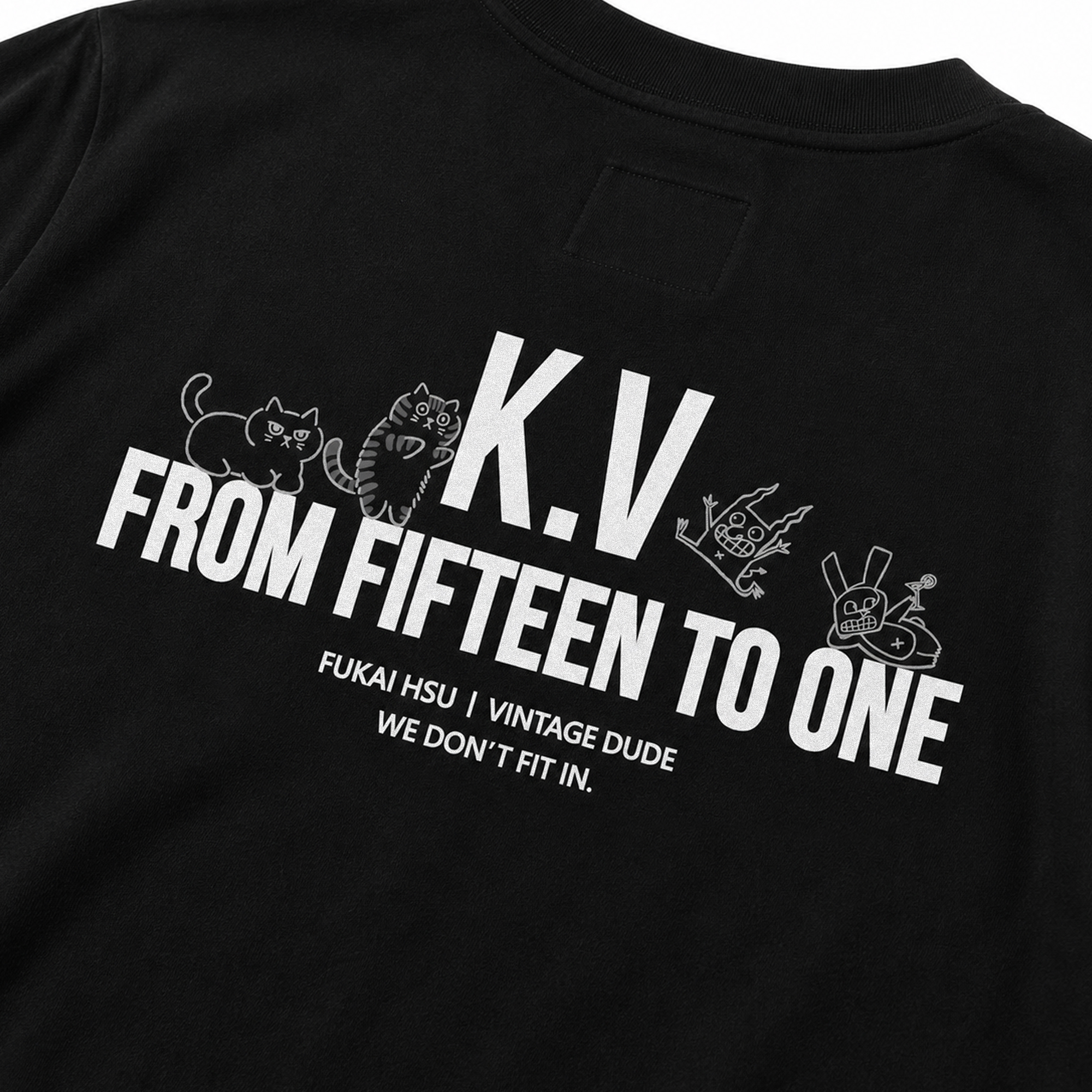 Dare to Wear Your Love｜Black Short Sleeve T-Shirt | oversize 大尺碼男裝