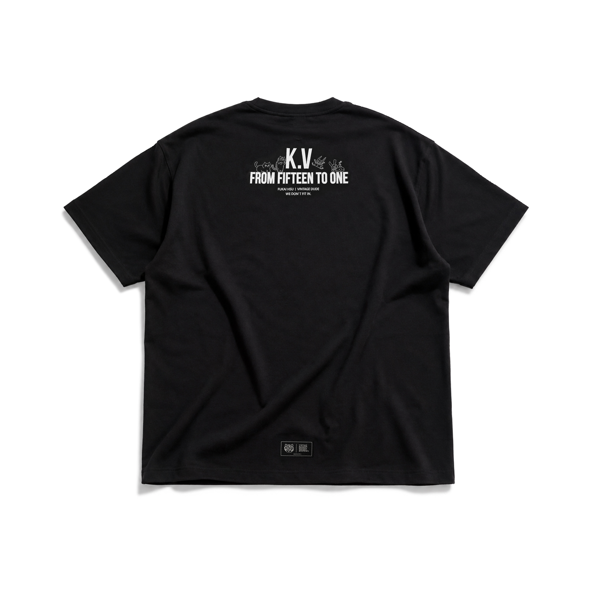 Dare to Wear Your Love｜Black Short Sleeve T-Shirt | oversize 大尺碼男裝
