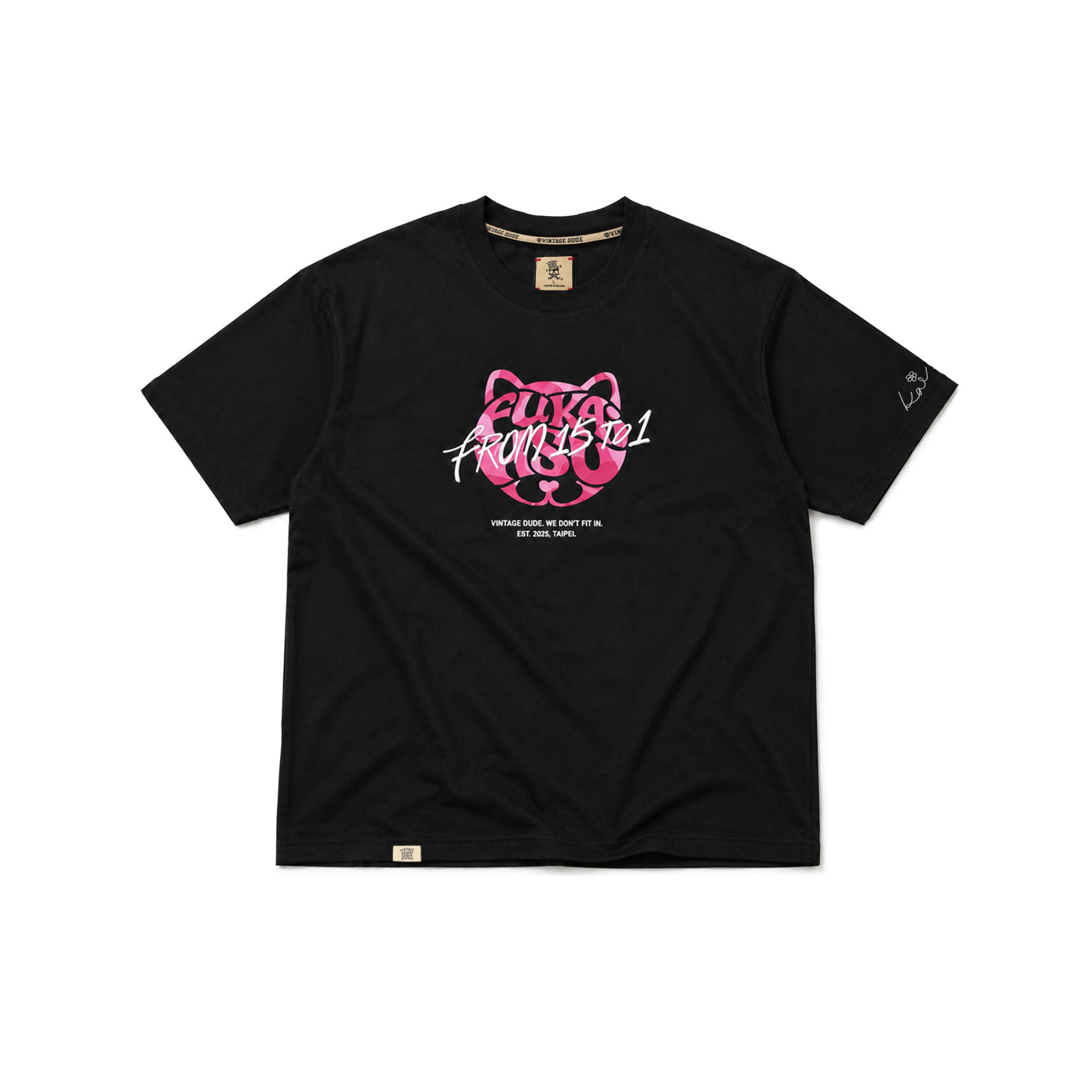 愛你敢有穿｜黑色短袖T-Shirt | oversize 大尺碼男裝