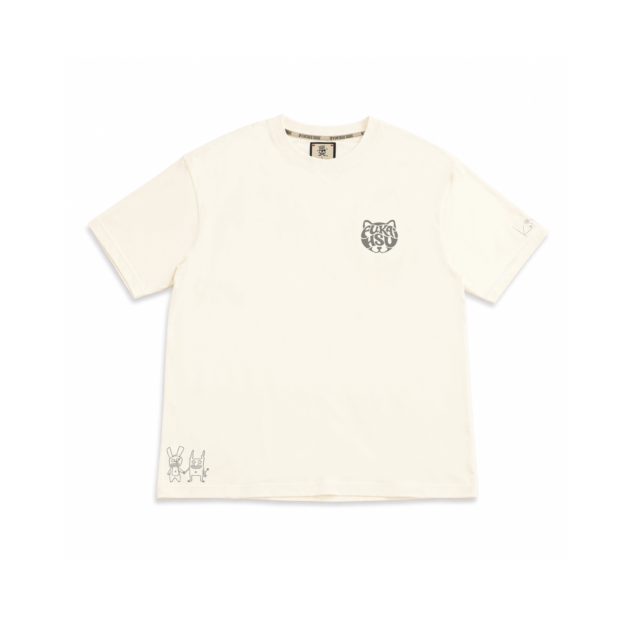 愛你敢有穿｜白色短袖T-Shirt | oversize 大尺碼男裝