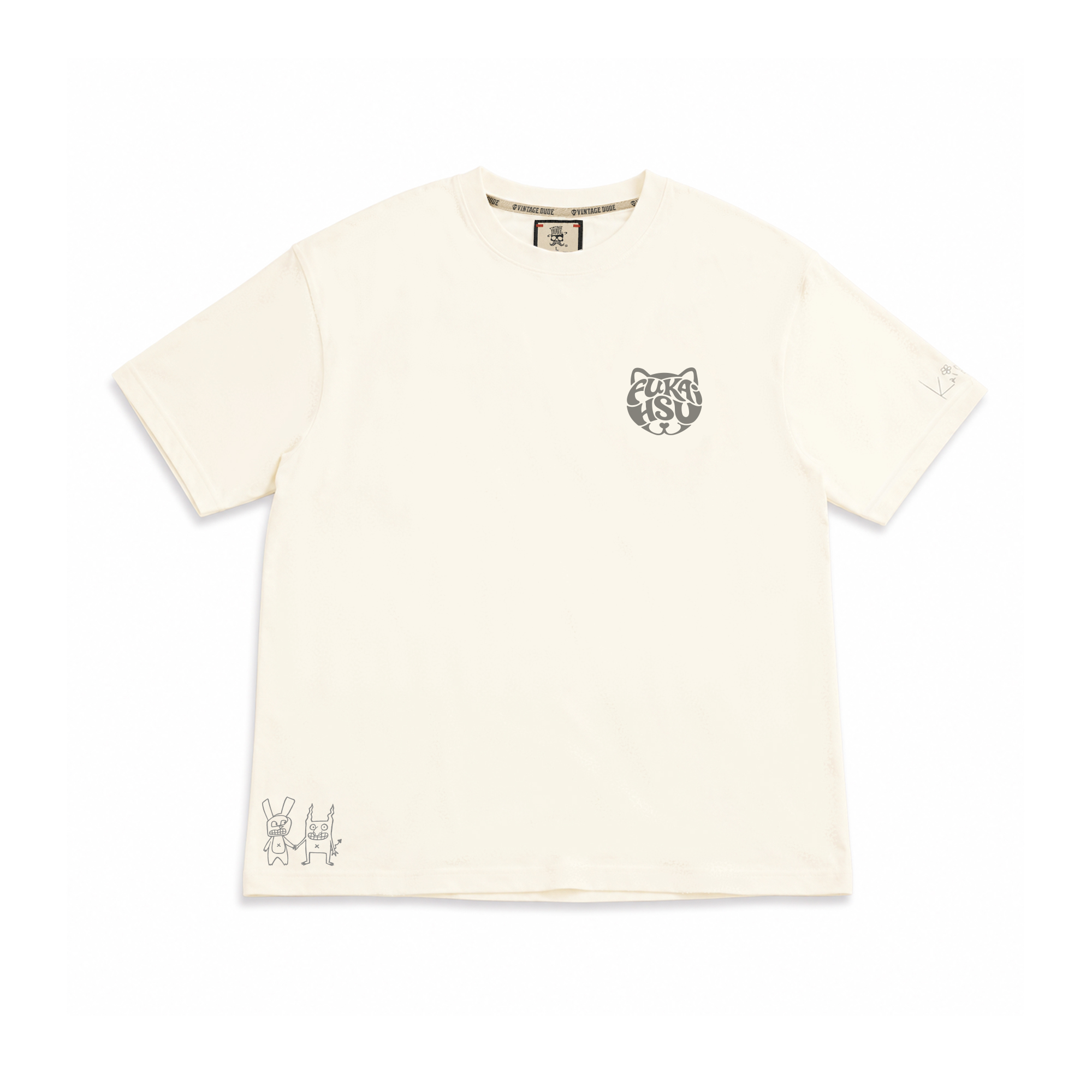 Dare to Wear Your Love｜White Short Sleeve T-Shirt | oversize 大尺碼男裝