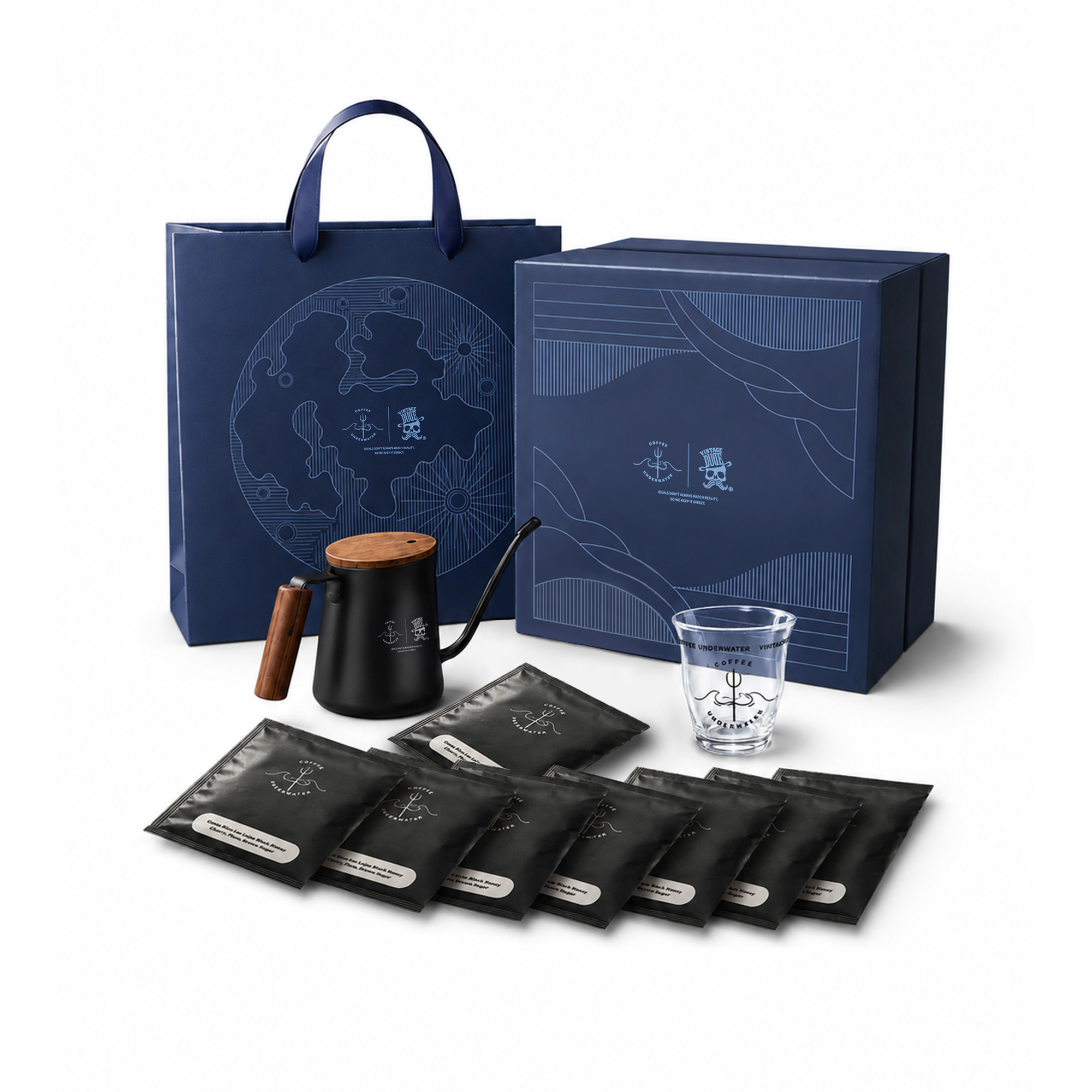 UNDERWATER × VINTAGE DUDE | Mid-Autumn Pour-Over Coffee Gift Set | oversize 大尺碼男裝